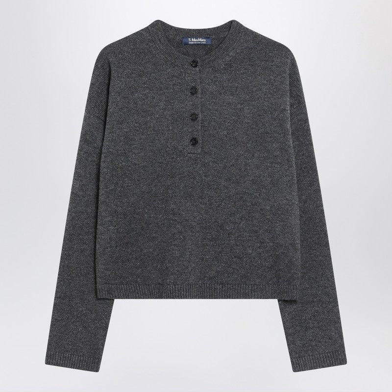 S Max Mara Grey sweater in wool and cashmere - 1