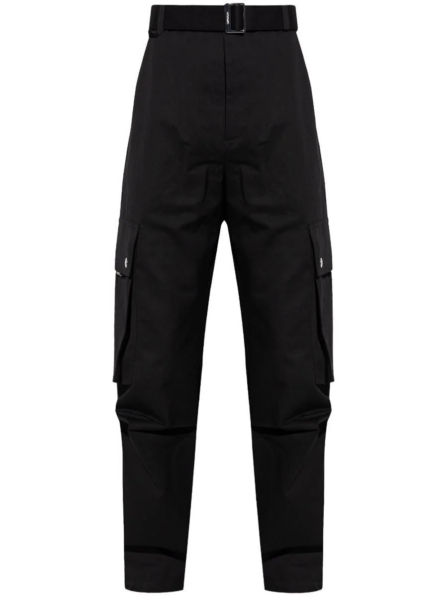 Jacquemus Cargo Gabardine Trousers In Eight - 1