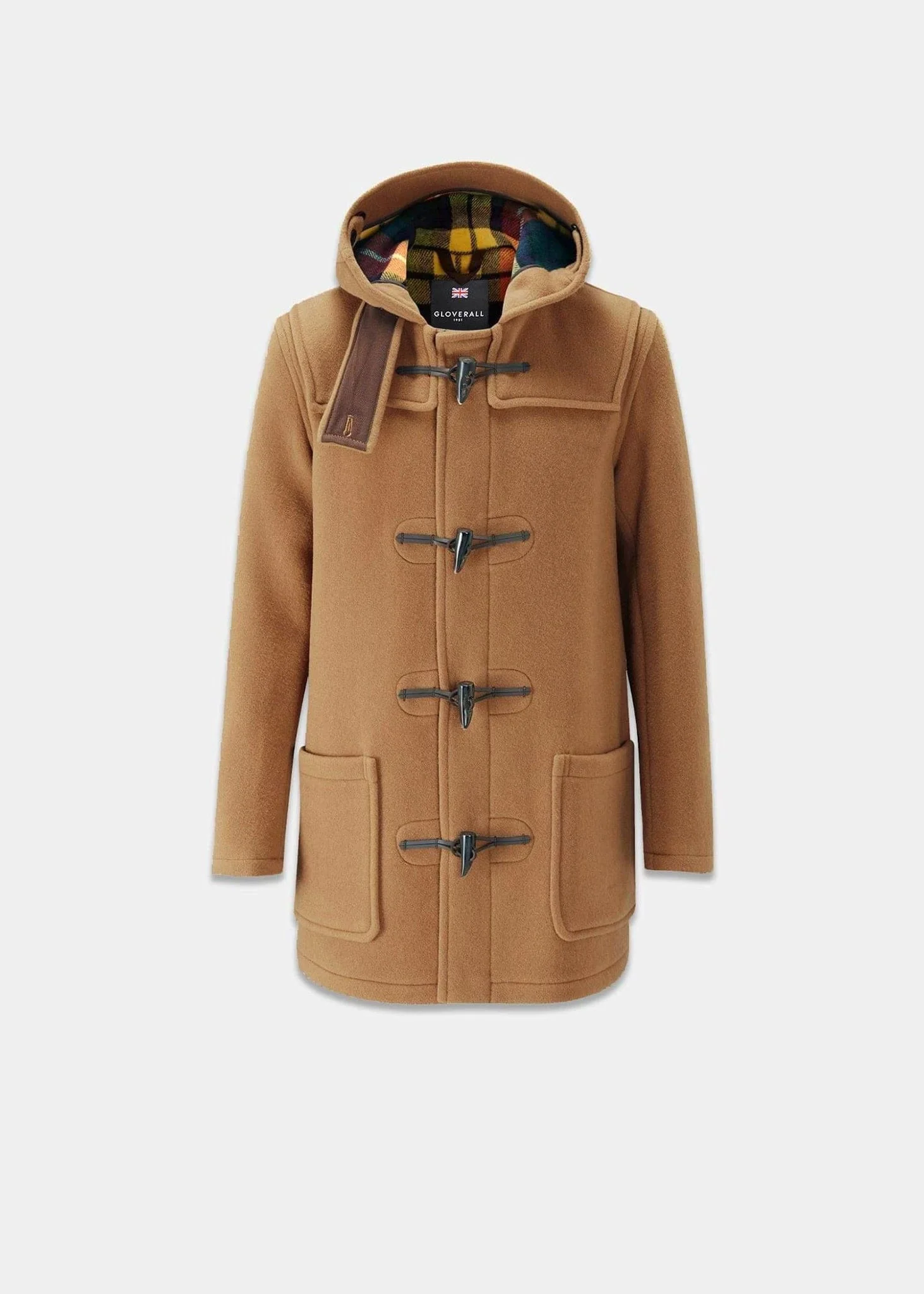 Men's Mid-Length Morris Duffle Coat Camel Buchanan - 1