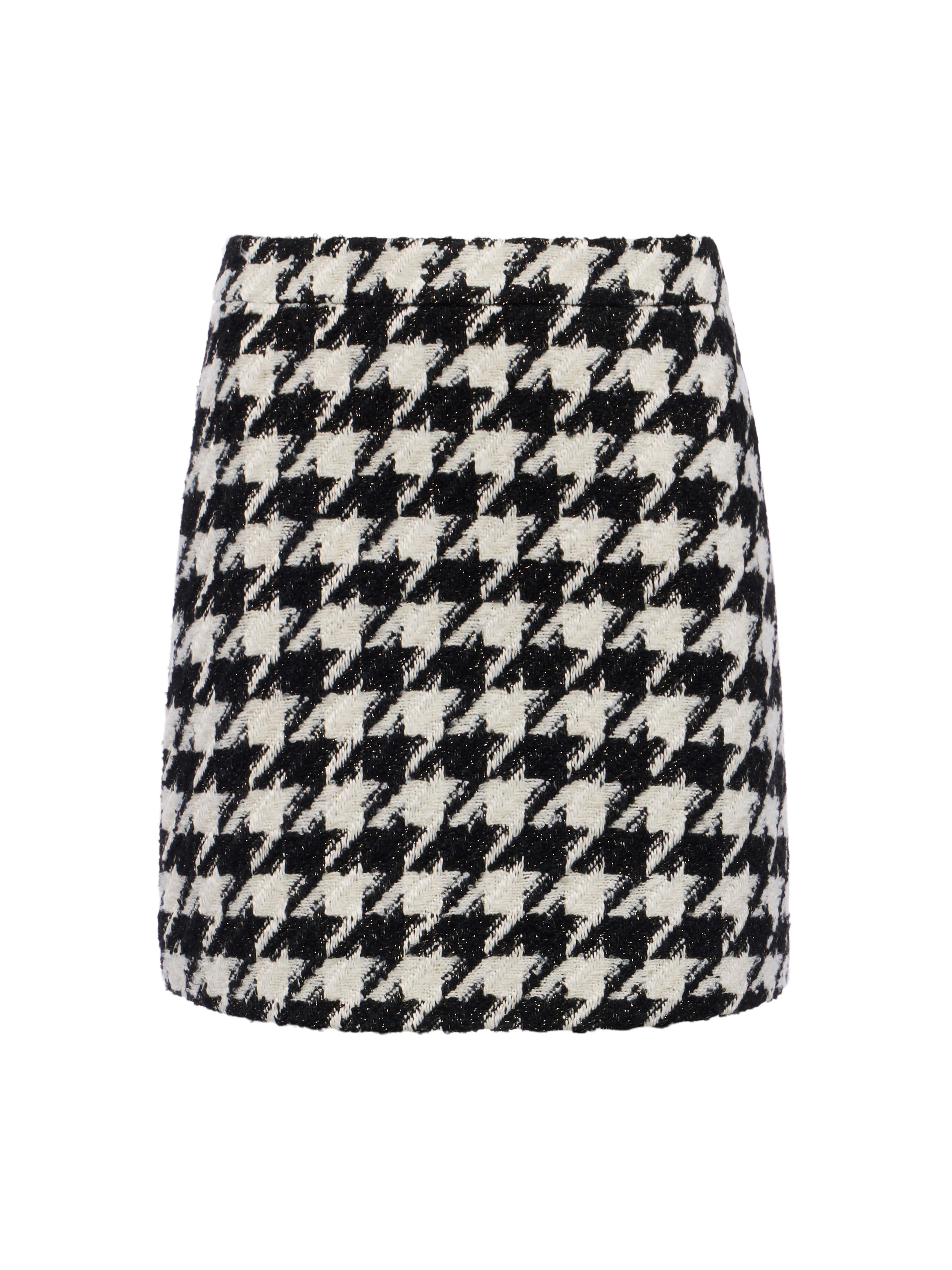 Marseille Houndstooth Mini Skirt - 1