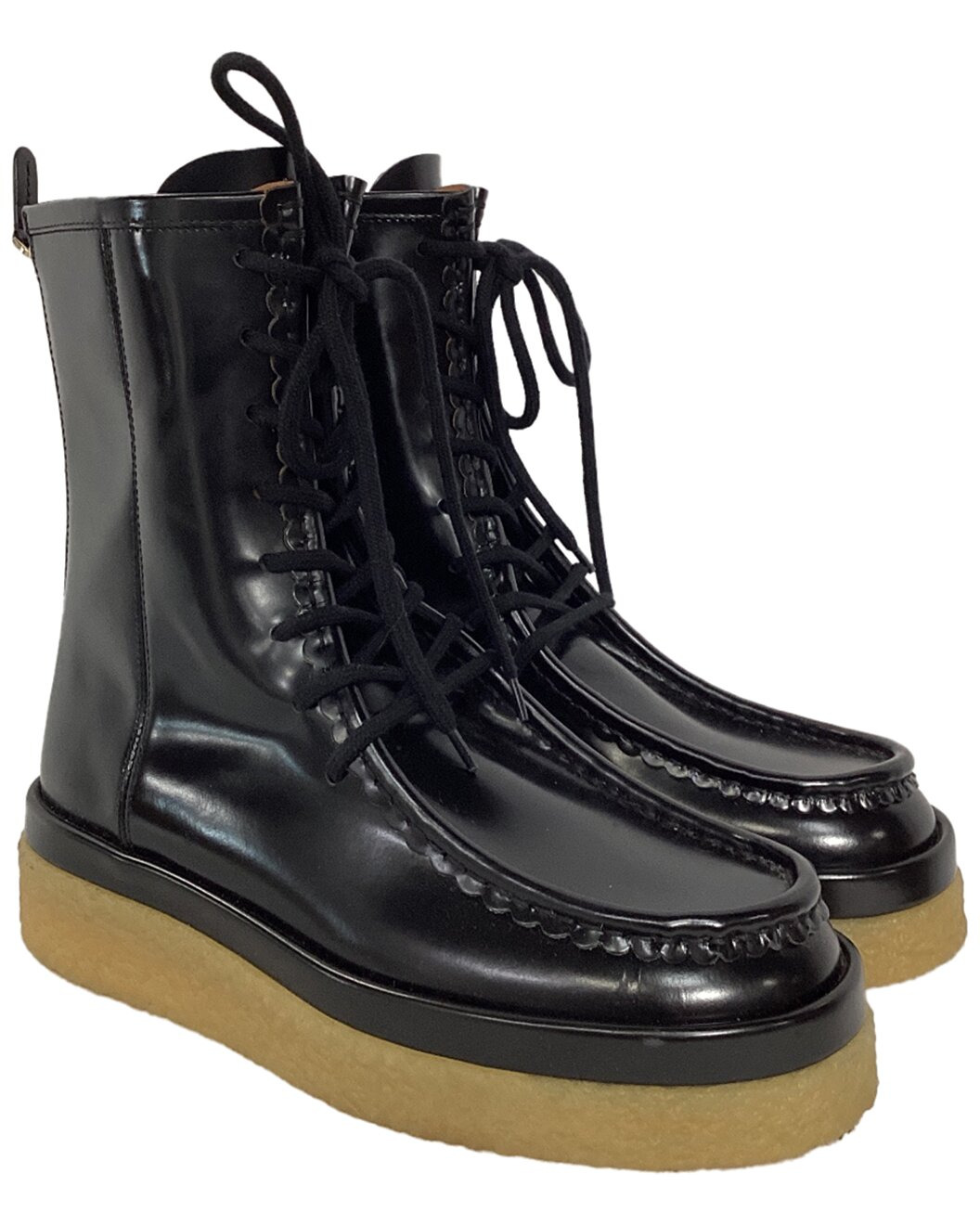 Chloé Women's Leather Jamie Polished Boot (Authentic Pre-Loved) - 1