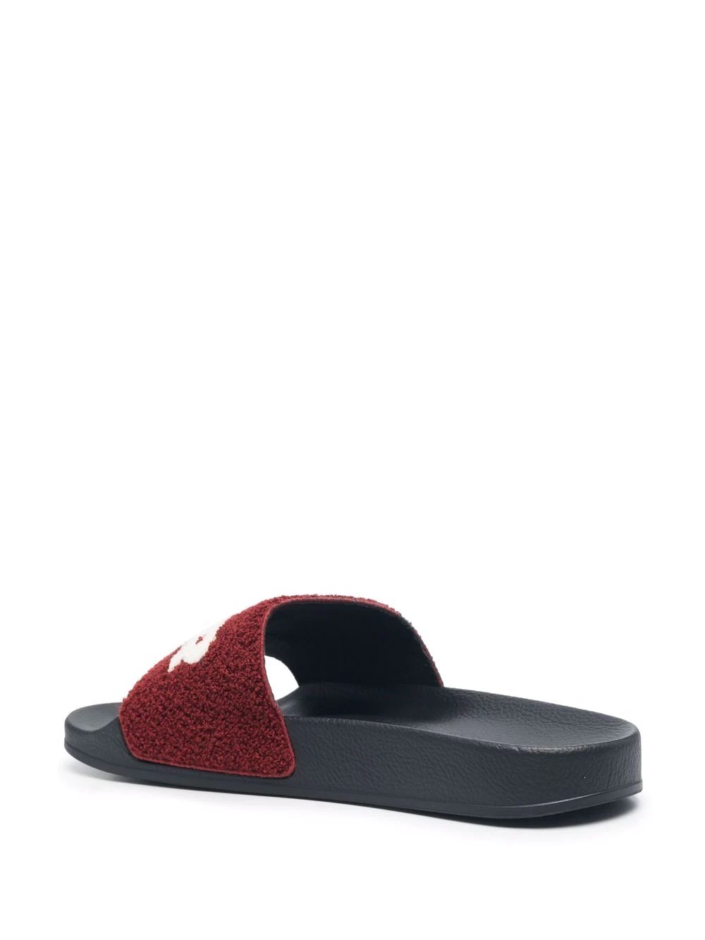 logo-print textured slides - 3