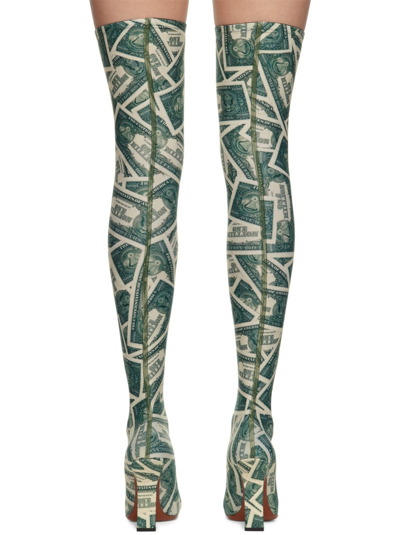 Green Boomerang Sock Boots 2