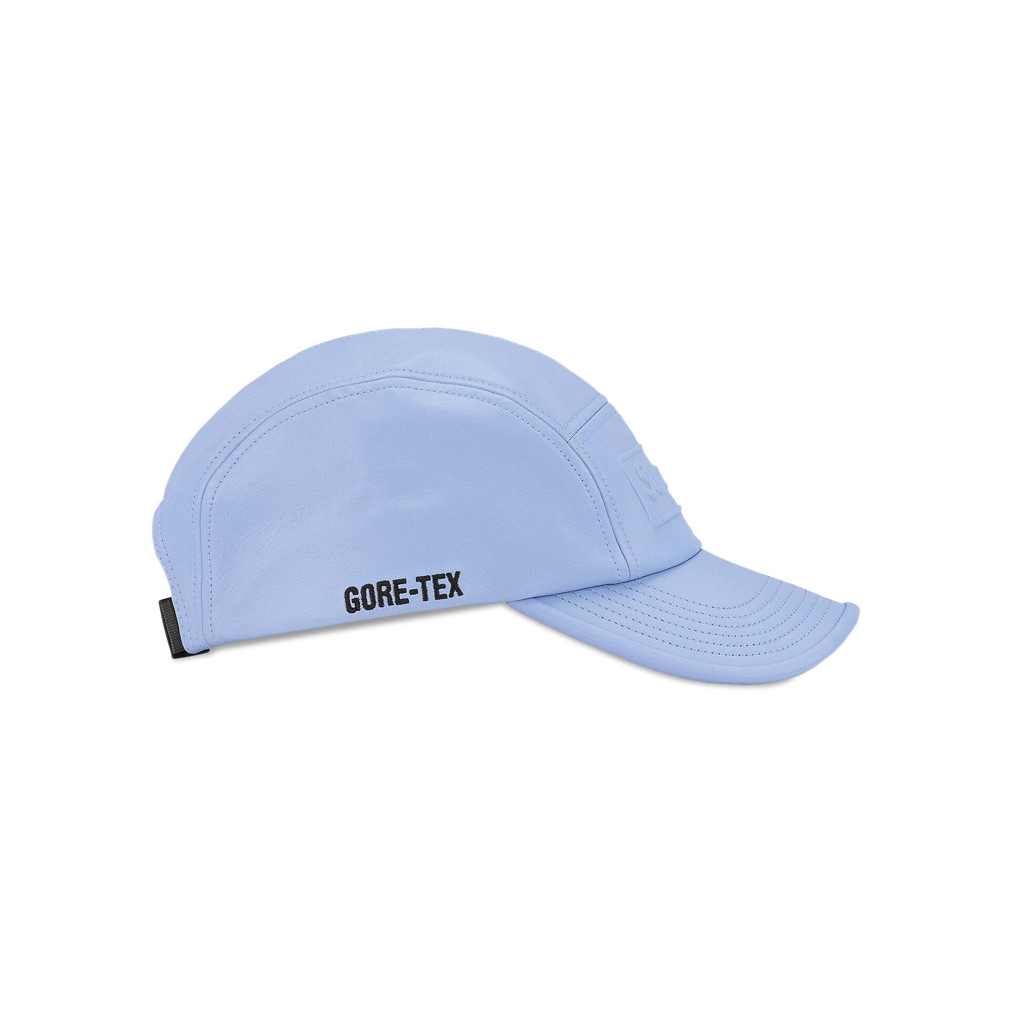 Supreme GORE-TEX Leather Camp Cap 'Grey' - 3