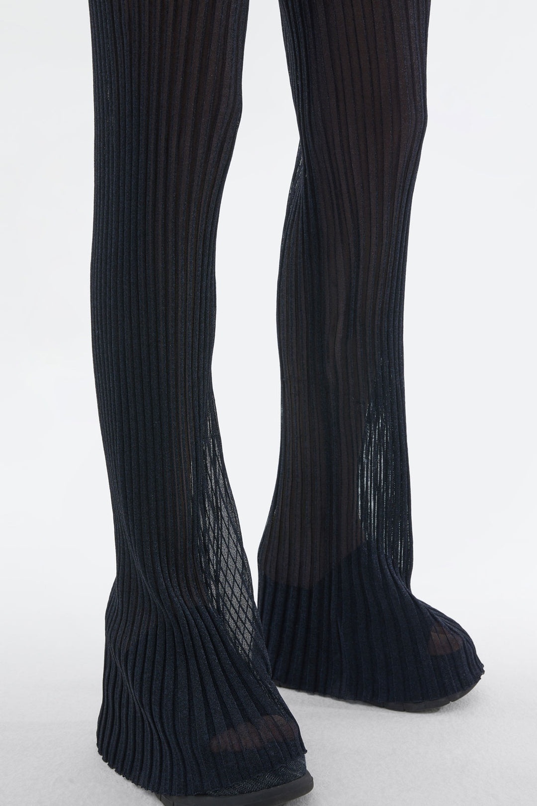 DARK BLUE PLISSE PANTS - 5