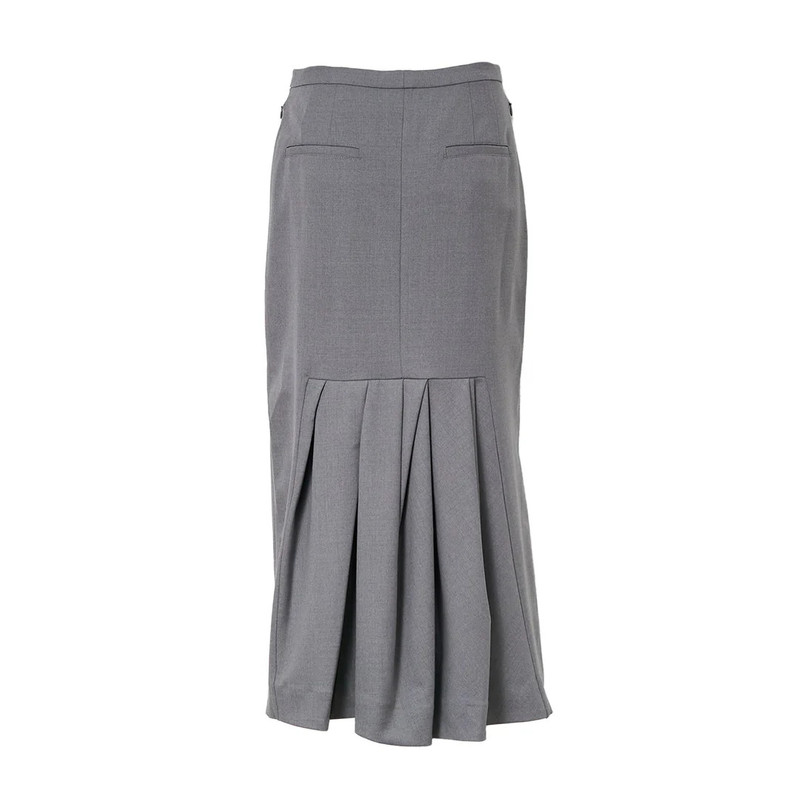 Dries Van Noten Long Straight Tailored Skirt outlook