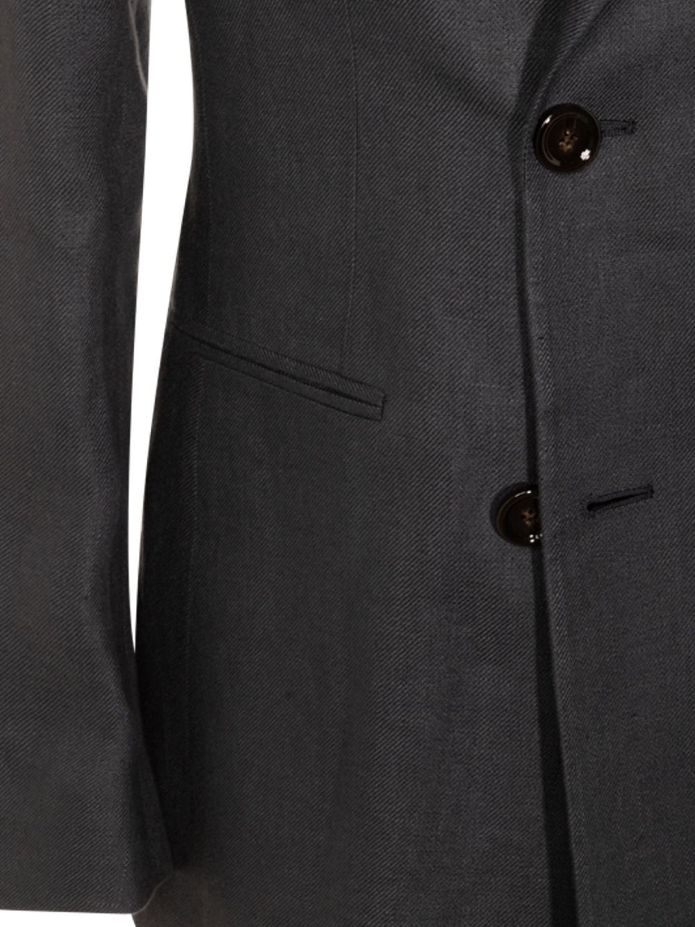 brooch-detail suit - 3