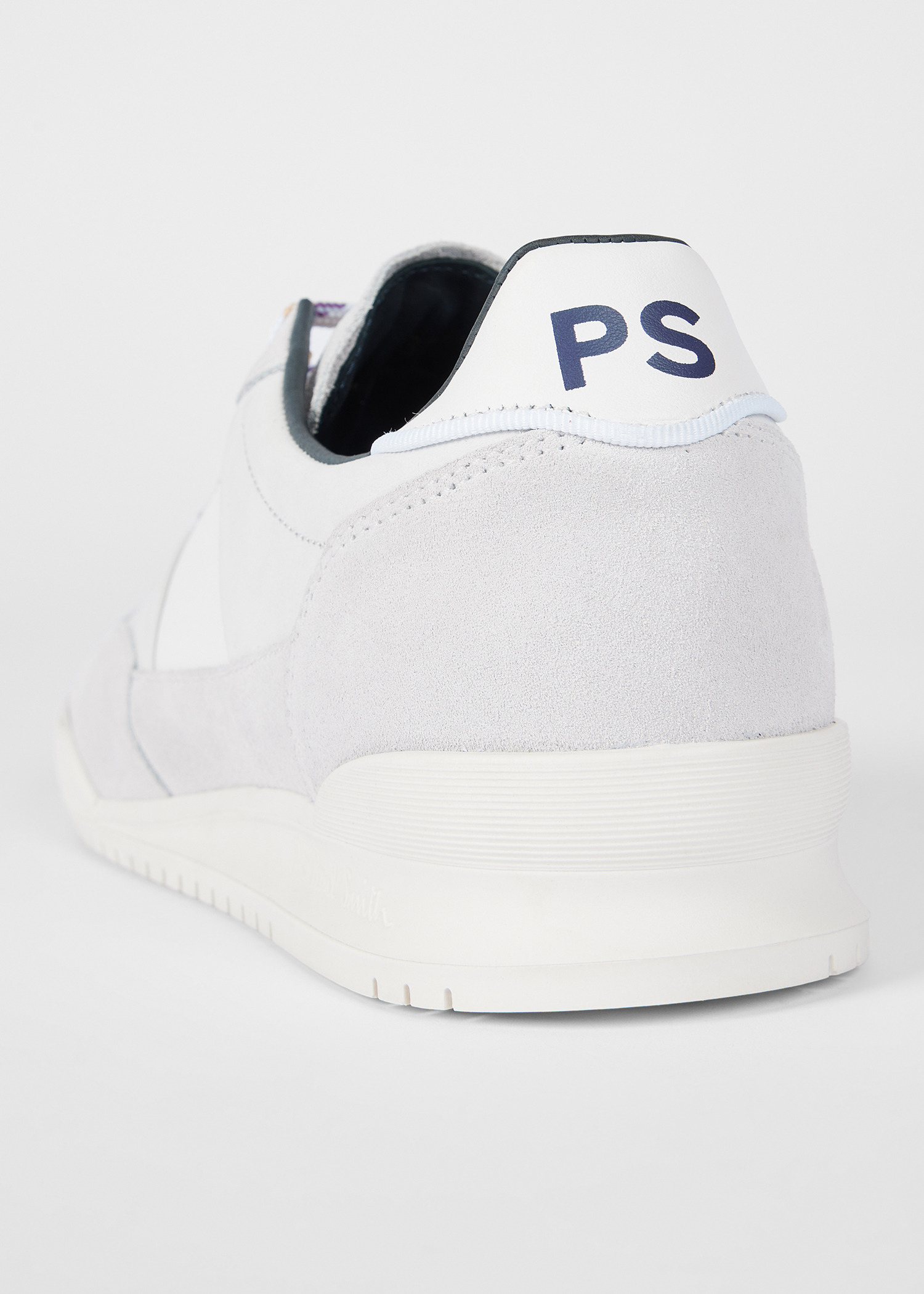 Women's White Nubuck Leather 'Dover' Trainers - 3