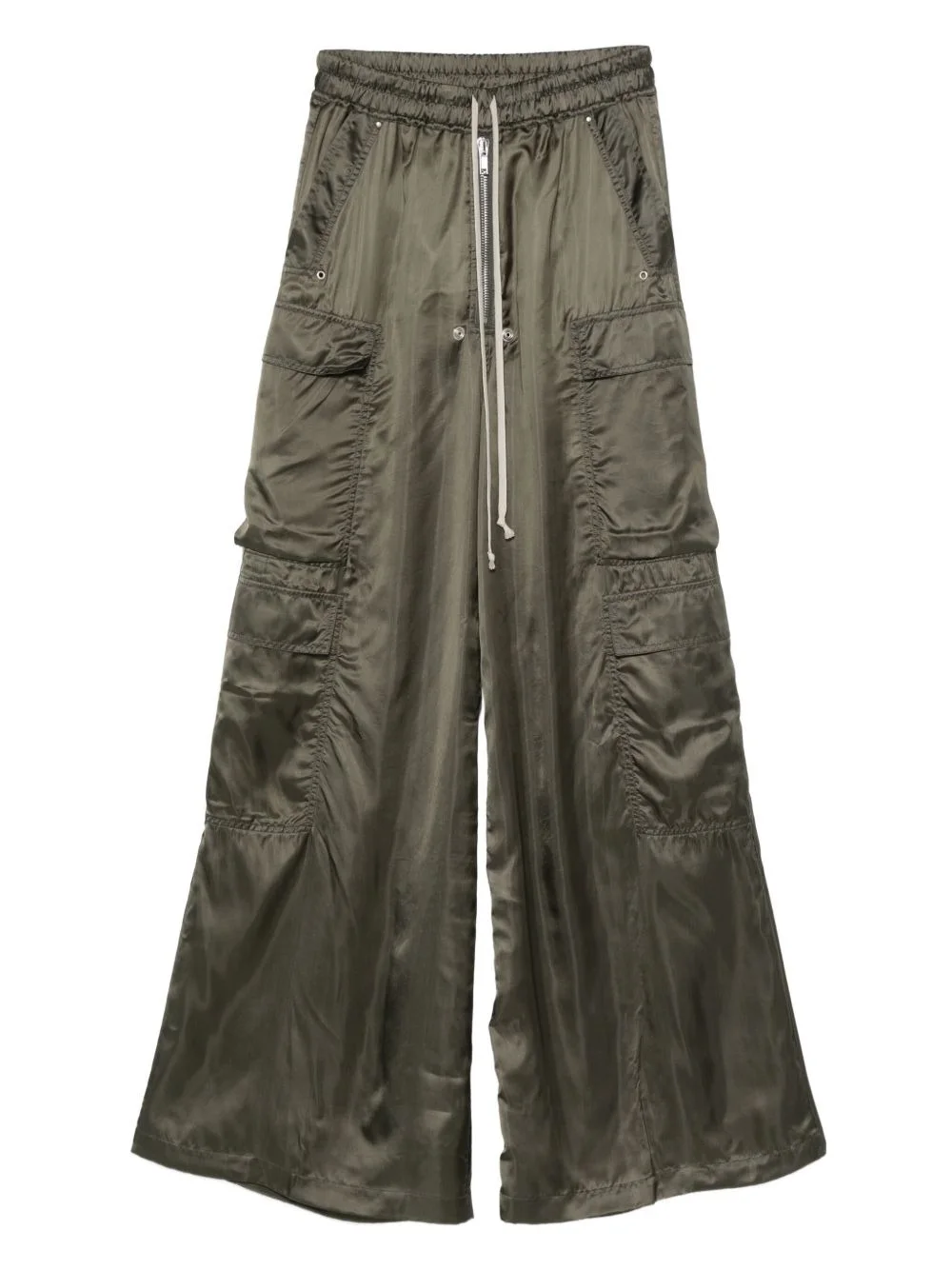 drawstring cargo trousers - 1