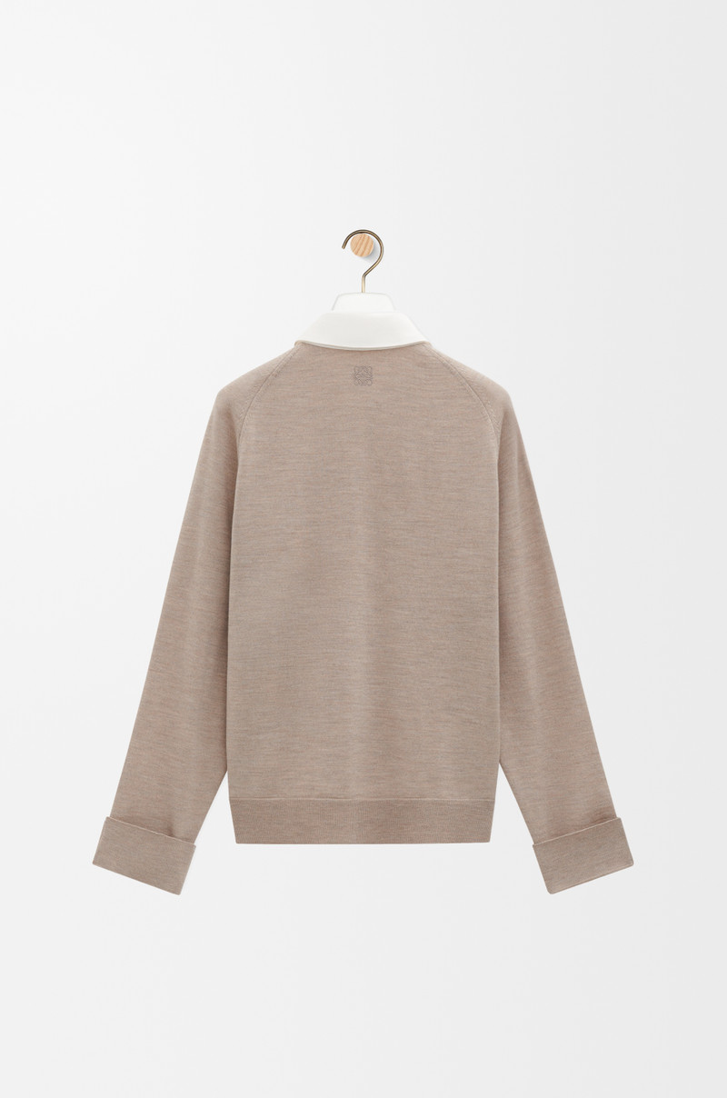Loewe Hybrid shirt in cotton and wool outlook