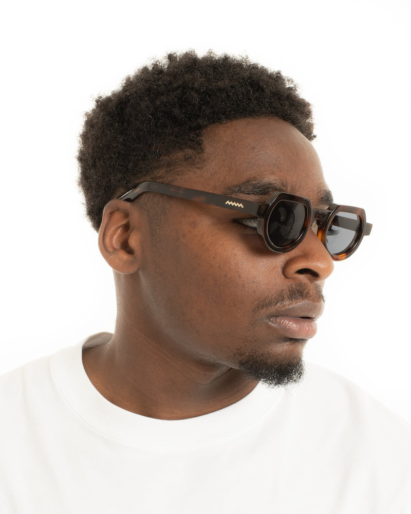 Tani Post Modern Primitive Eye Protection - Brown Tortoise/Black 12