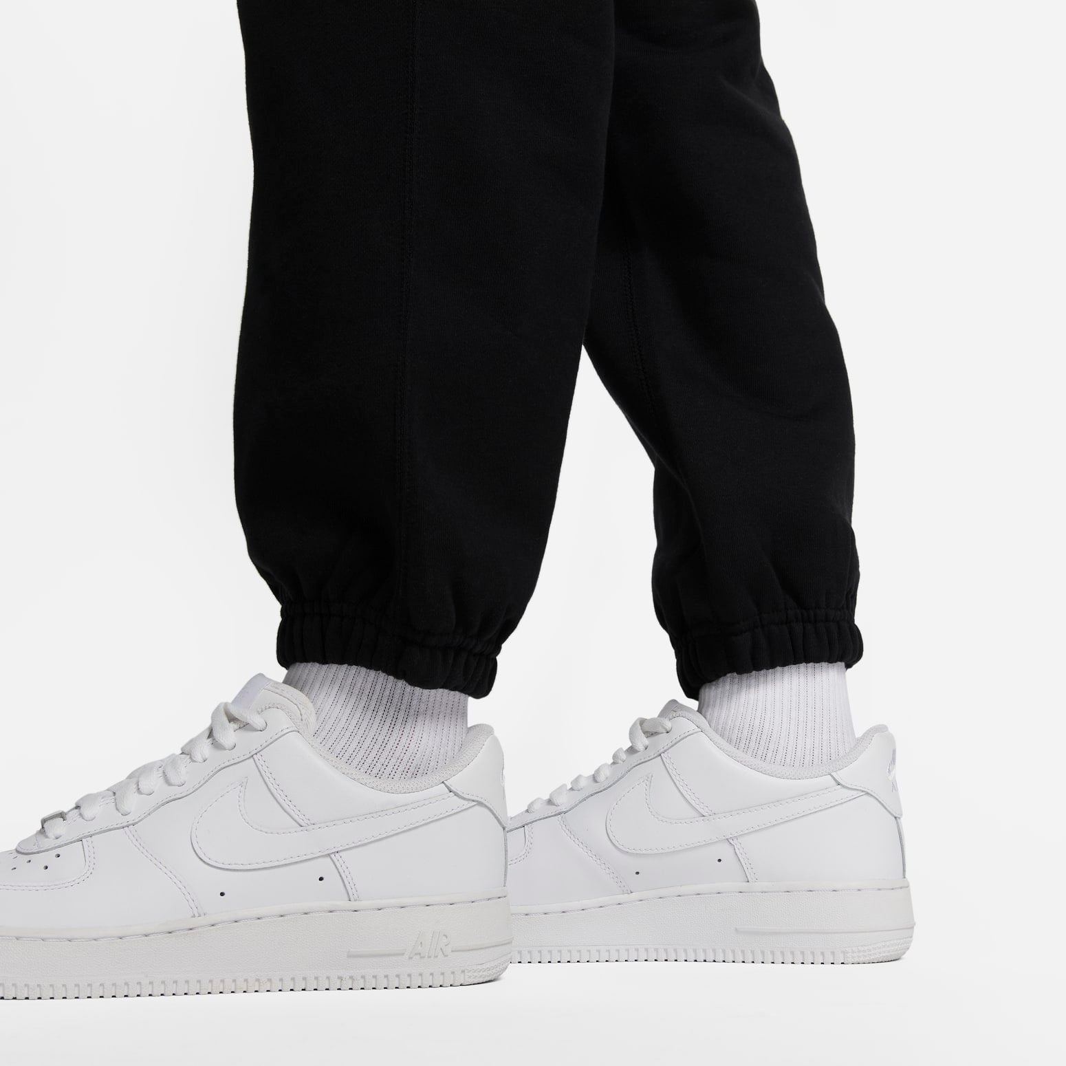 (WMNS) Nike Solo Swoosh Sweatpants 'Black' CW5565-010 - 5
