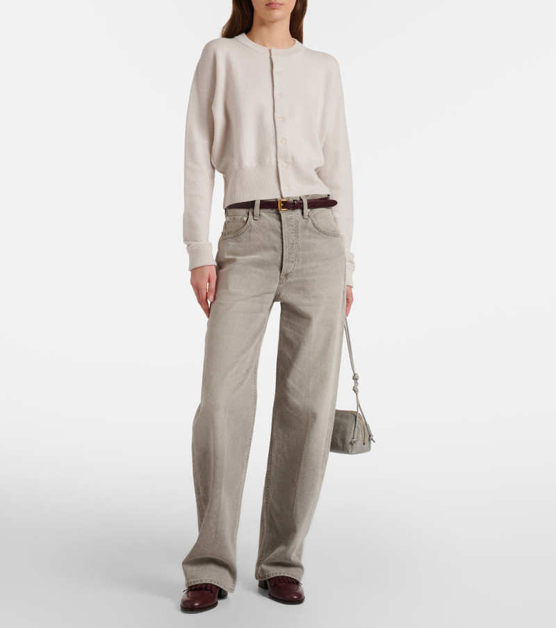 extreme cashmere Blouson cashmere-blend cardigan outlook