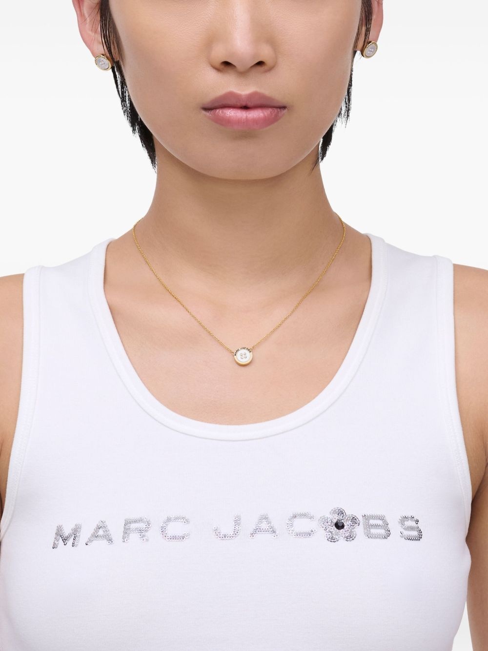 Button Mop necklace - 2