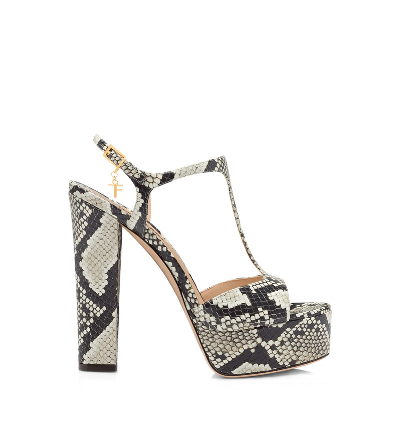 PRINTED PYTHON ANGELINA SANDAL 1