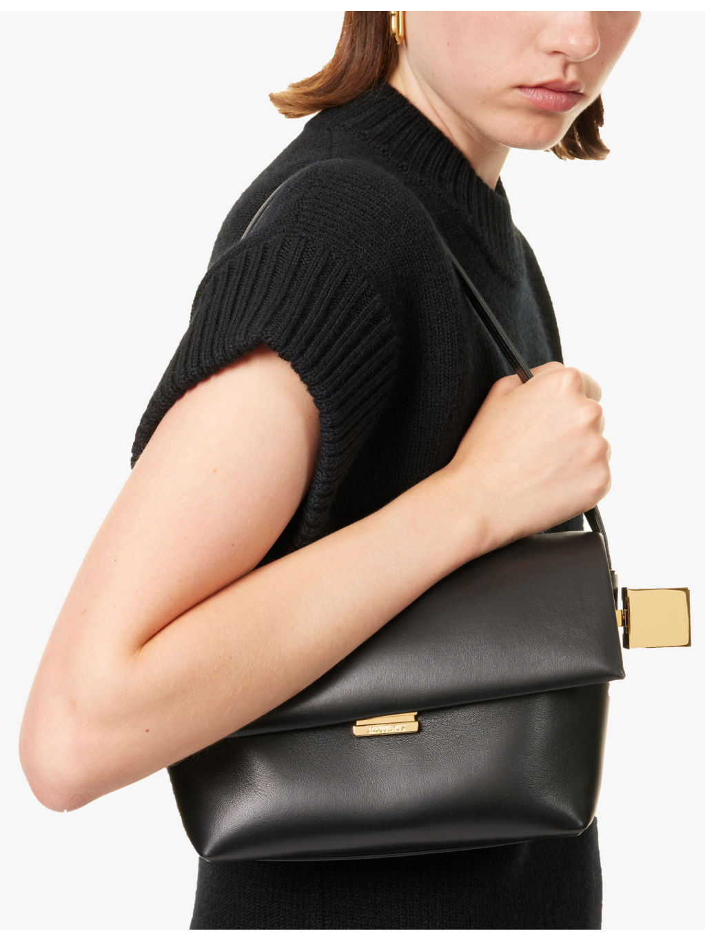 Le Rond Carre leather top-handle bag - 2