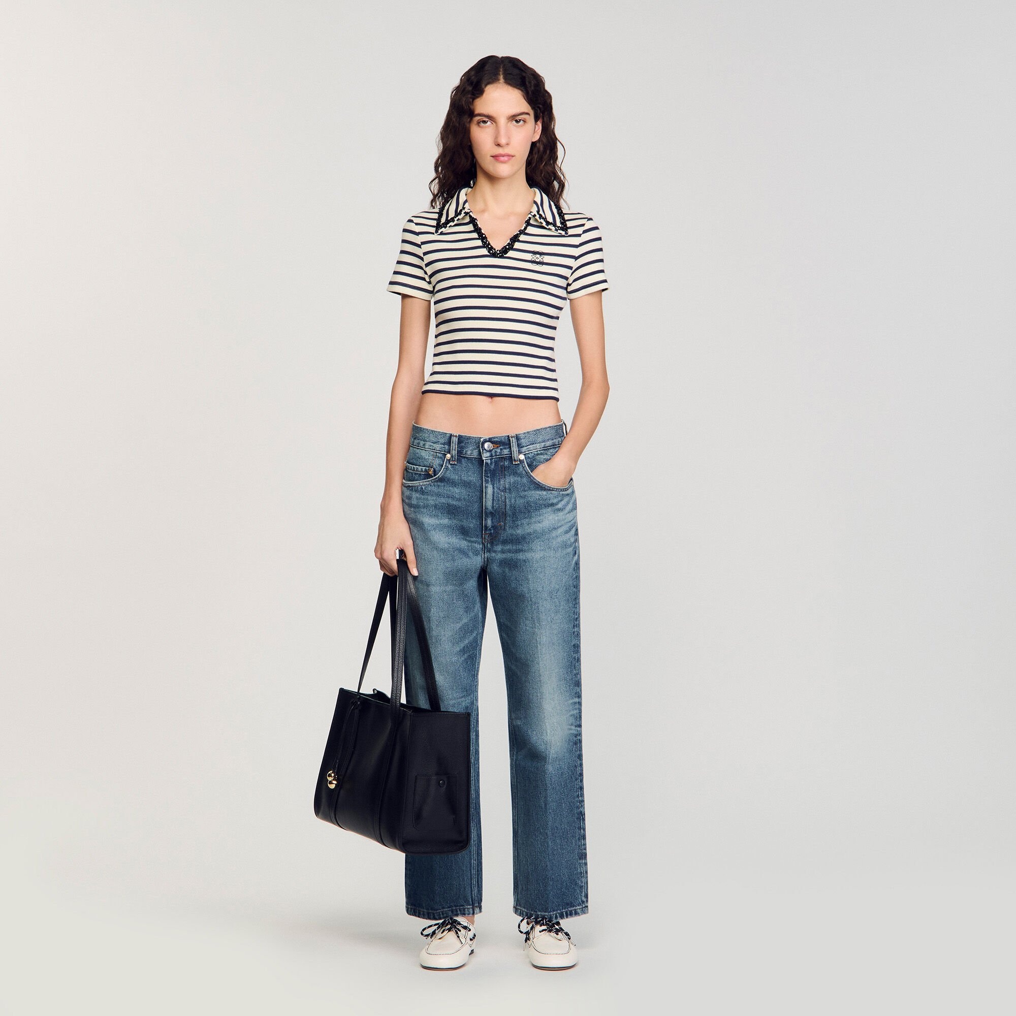 STRIPED POLO SHIRT - 1