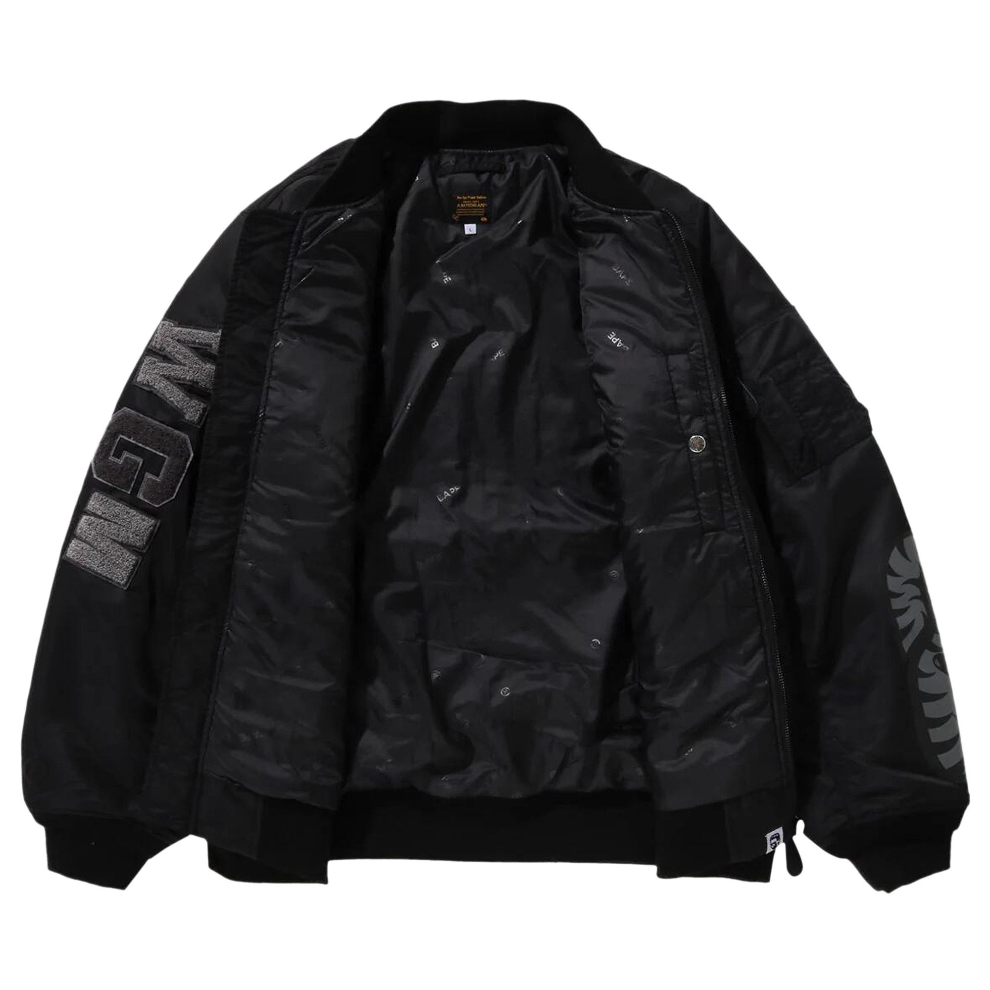 BAPE Shark MA-1 'Black' - 3