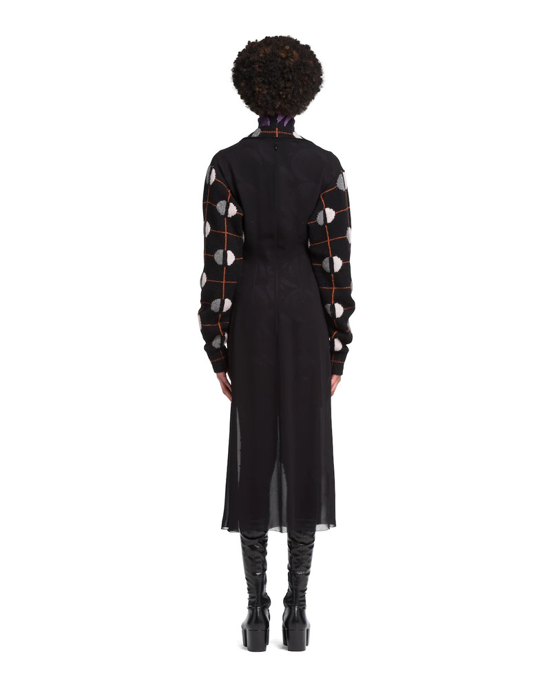 Sablé 드레스 와 jacquard 세부사항 4