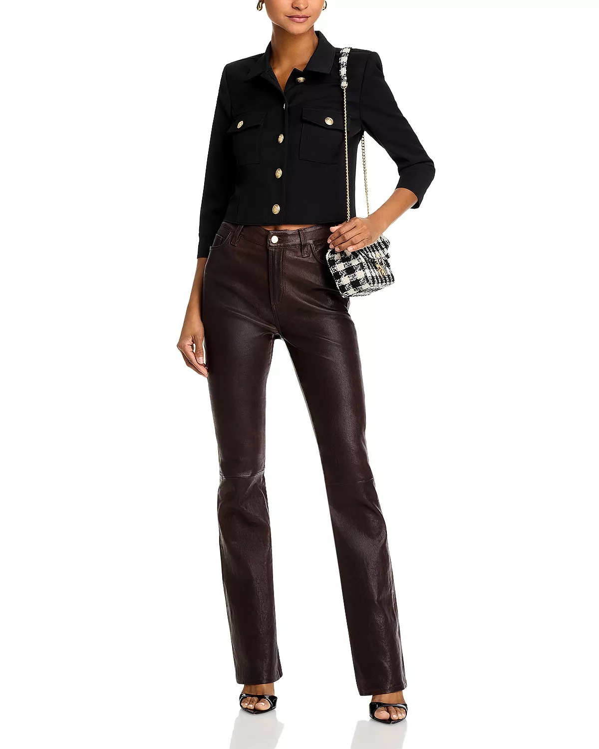 Kumi Button Front Crop Jacket - 2