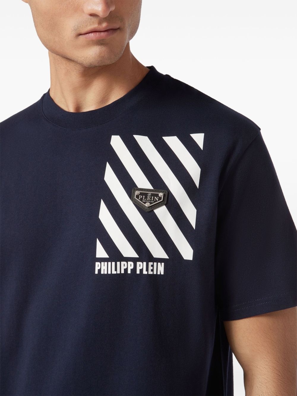 stripe-print T-shirt - 5