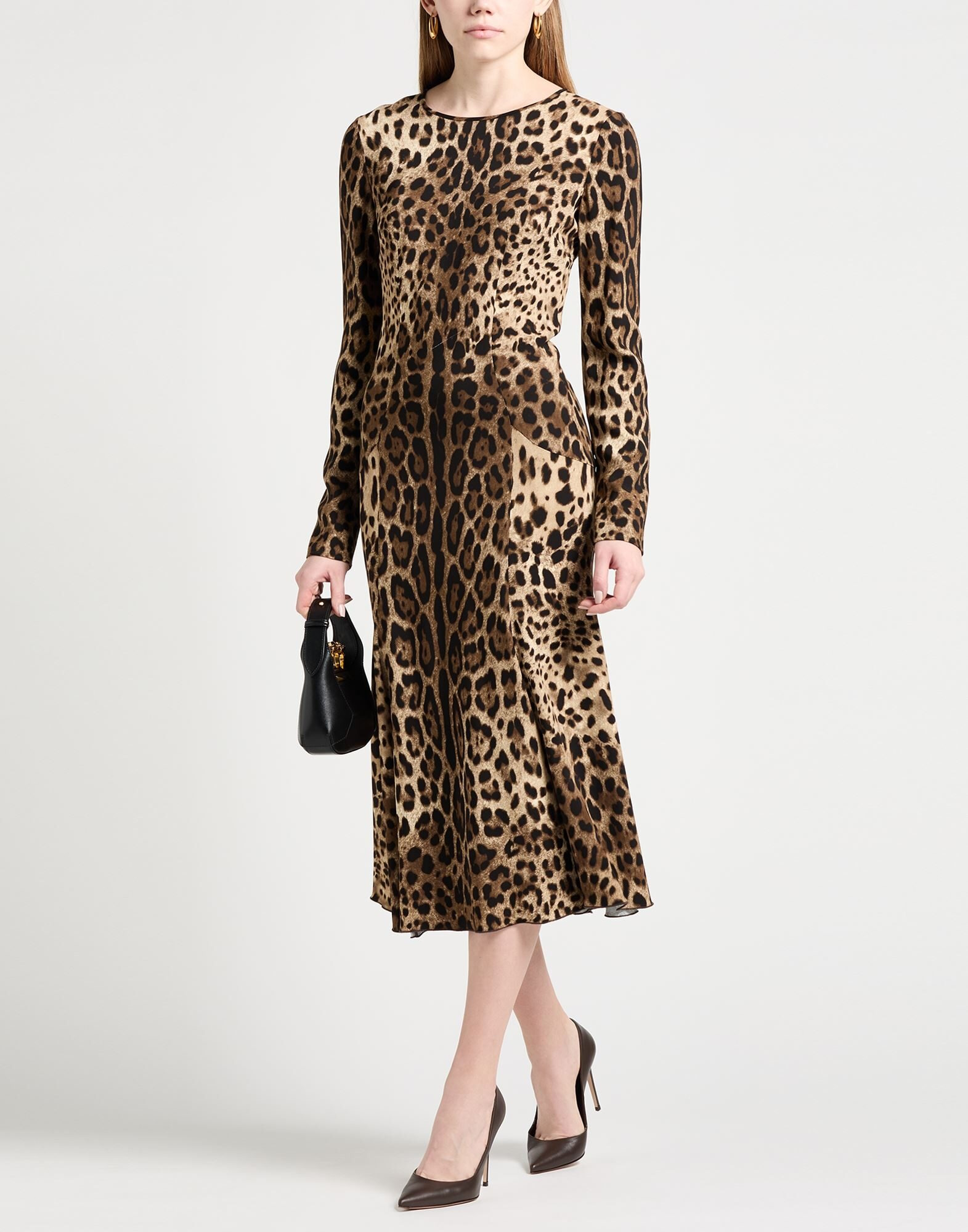 Brown Women's Elegant Dress - 3