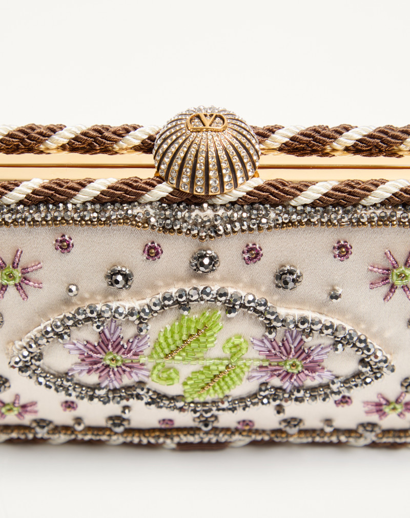 VALENTINO GARAVANI CARRY SECRETS EMBROIDERED MINAUDIERE 8