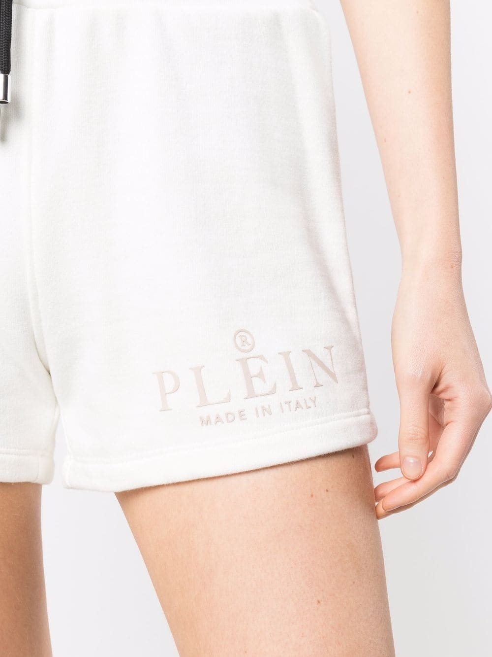 Iconic logo-print drawstring shorts - 5