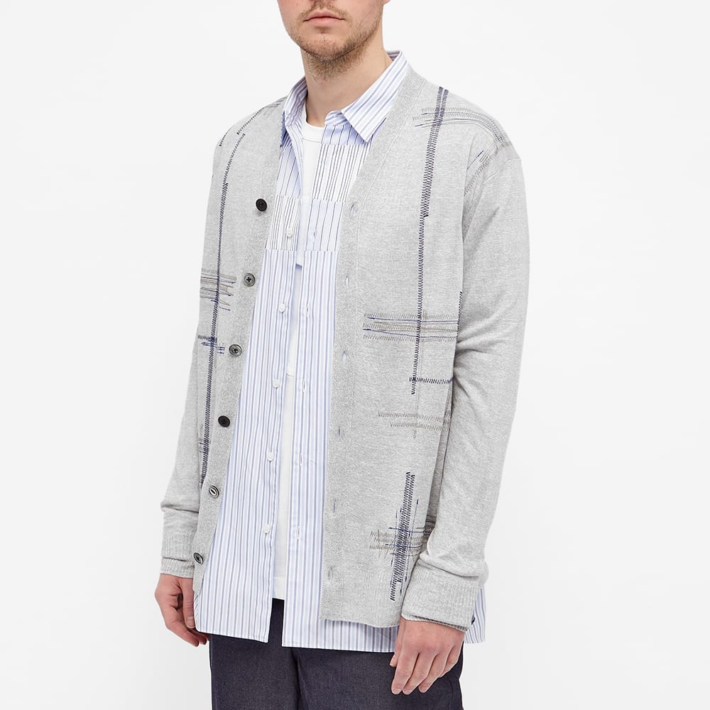 Junya Watanabe MAN Overlock Stitch Cardigan - 4