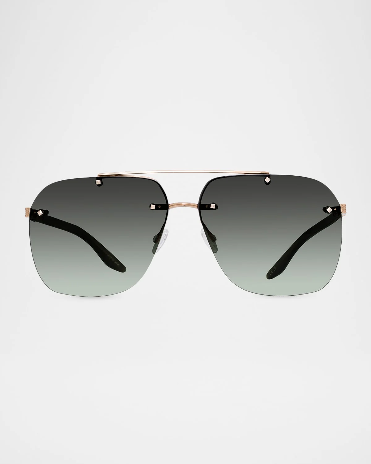 Daniel 64mm Metal Aviator Sunglasses - 1