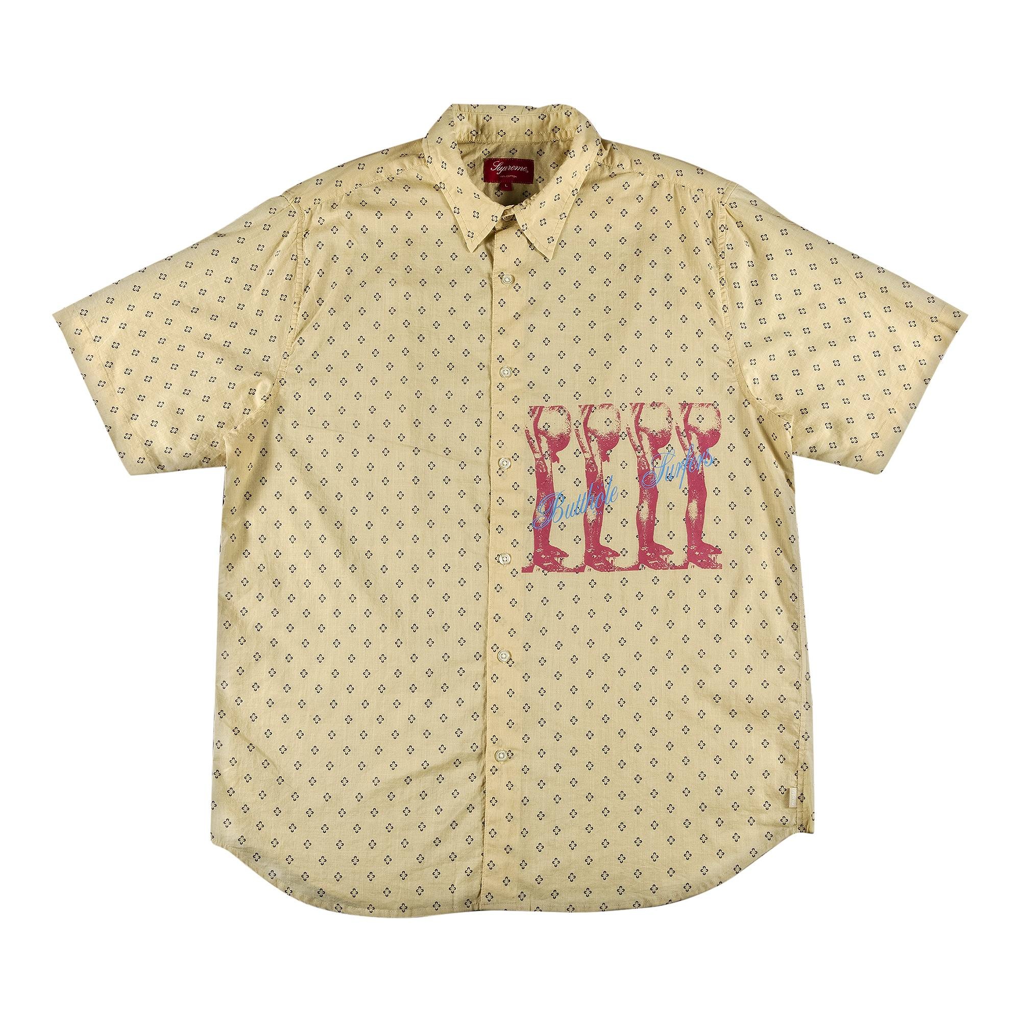 Supreme x Butthole Surfers Short-Sleeve Shirt 'Light Yellow' - 1