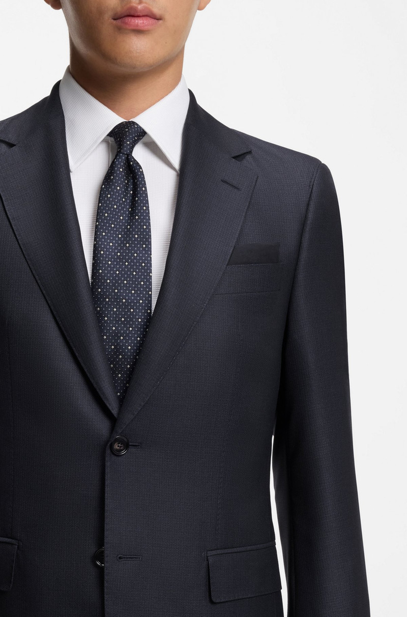 TWO-PIECE REGULAR-FIT SUIT IN VIRGIN WOOL AND SILK 5