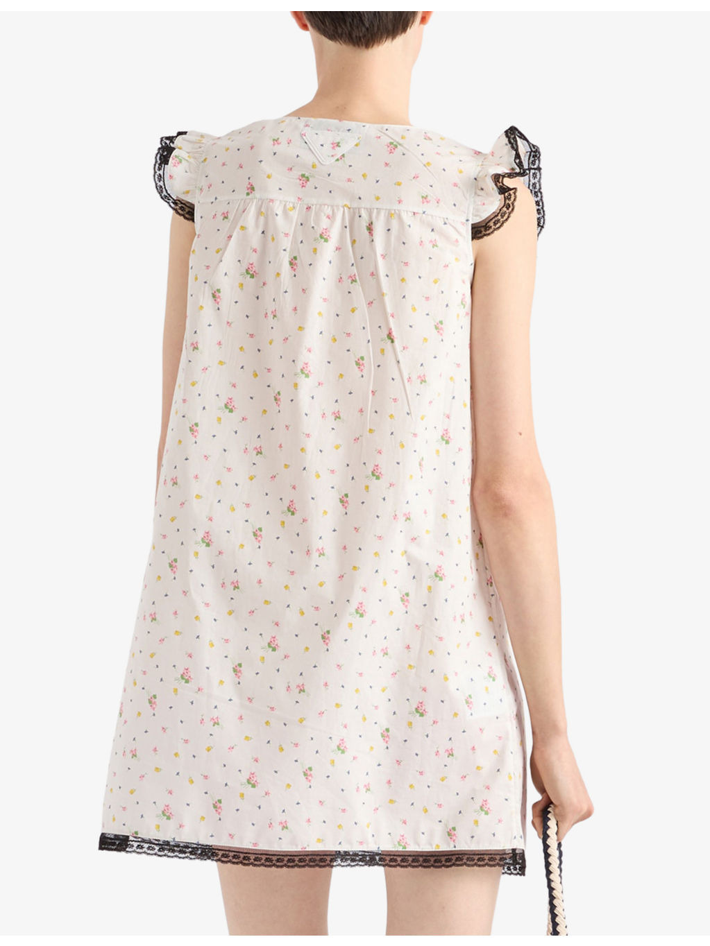 Floral-Print Cotton Mini Dress - 3