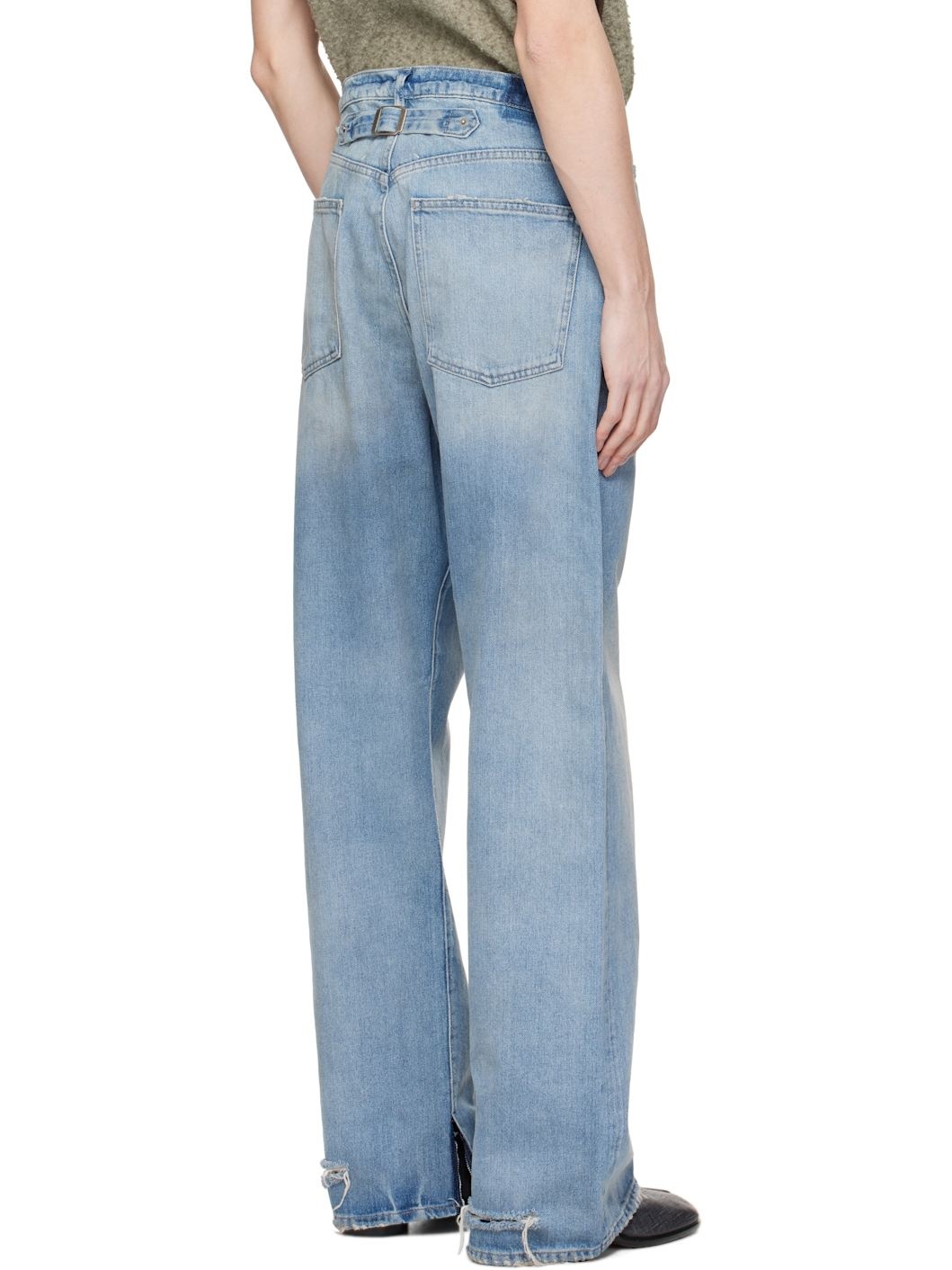 Blue Buckle Jeans - 3