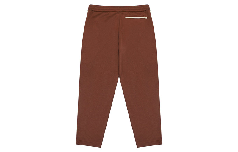 New Balance New Balance Athletics Logo Running Pants 'Brown' AMP23550-ROK outlook