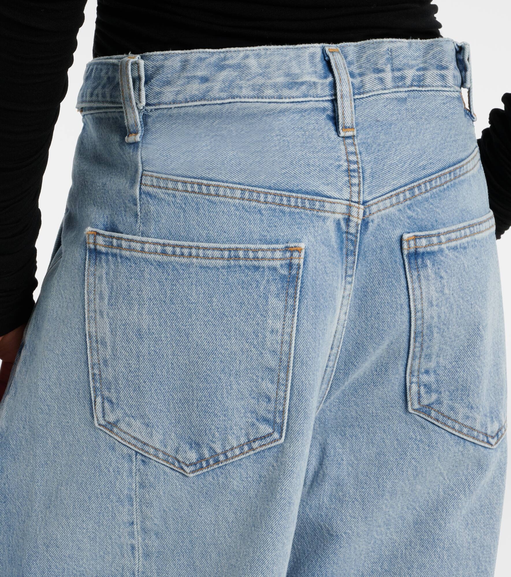 Darsha mid-rise barrel-leg jeans - 6