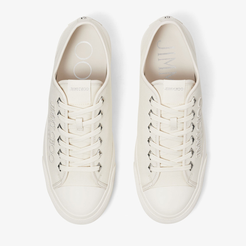 Palma/M
Latte Canvas Low-Top Trainers with Embroidered Logo 4