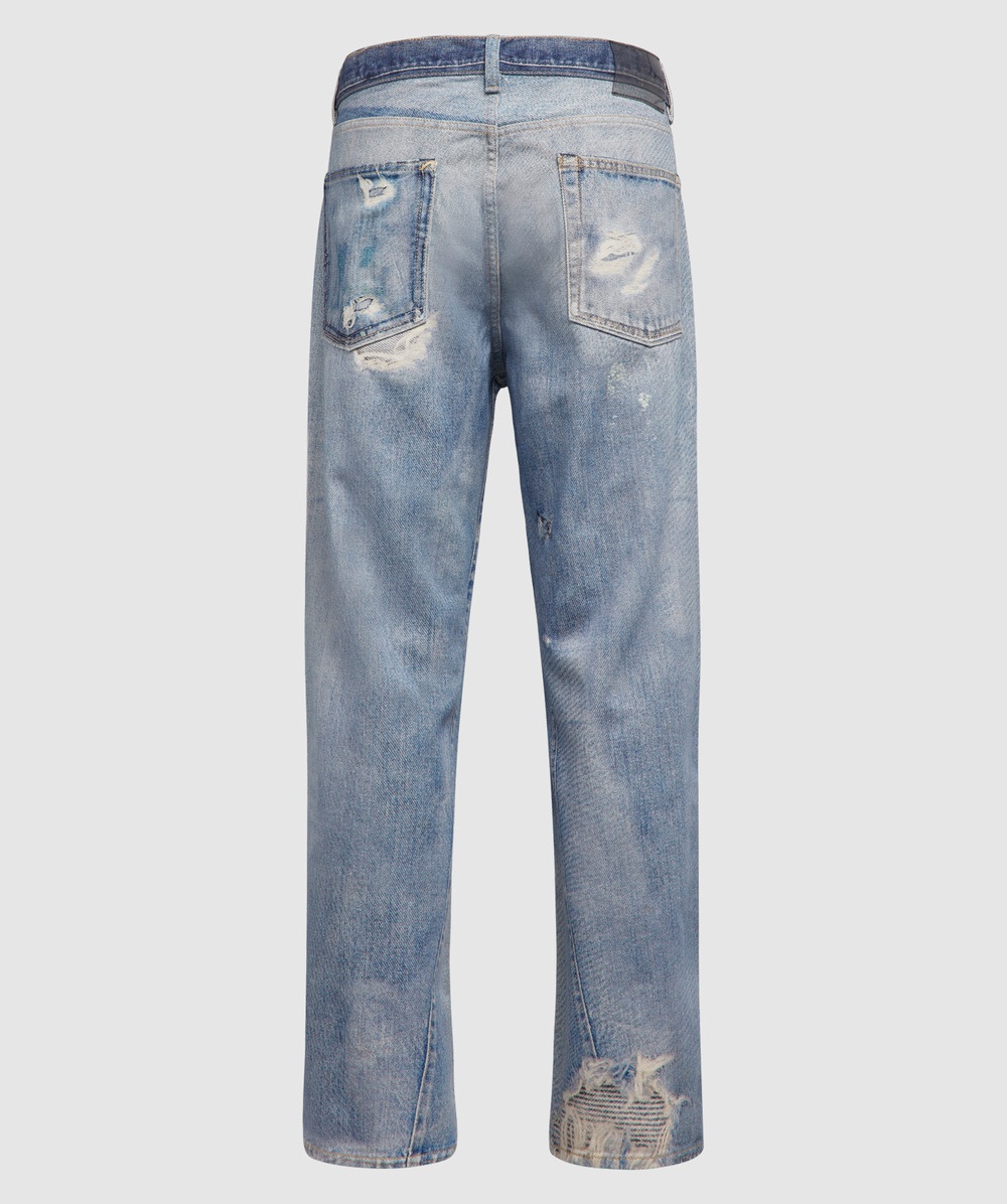 Denim third cuts jean - 3