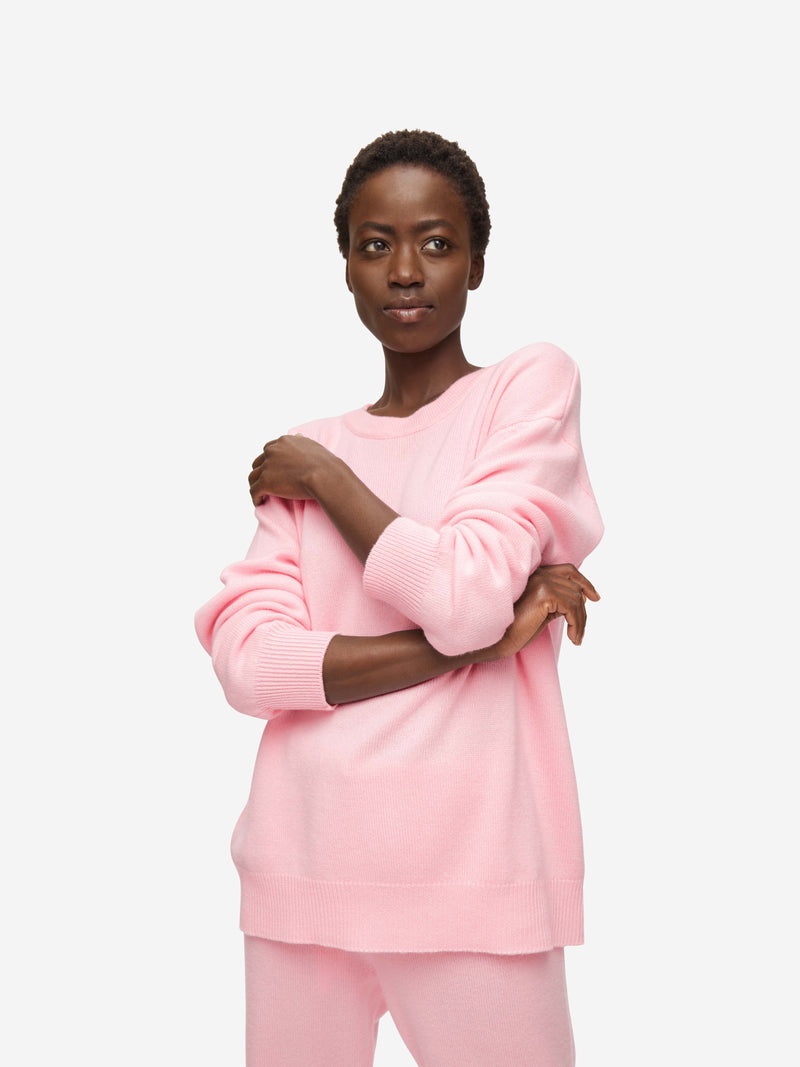 Women's Relaxed Sweater Daphne Cashmere Pink - 2