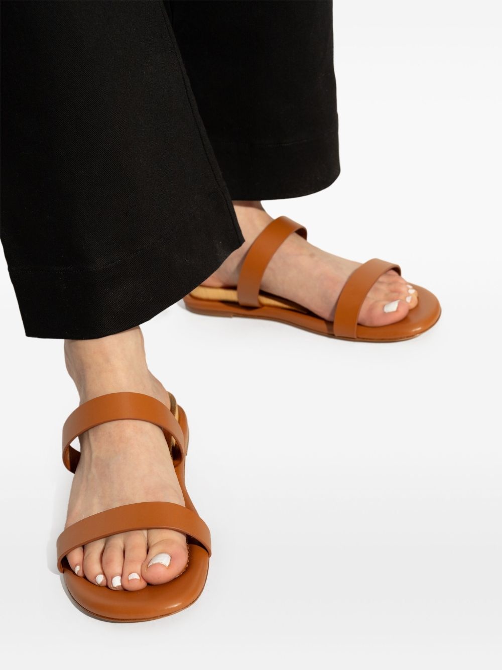 leather slides - 5