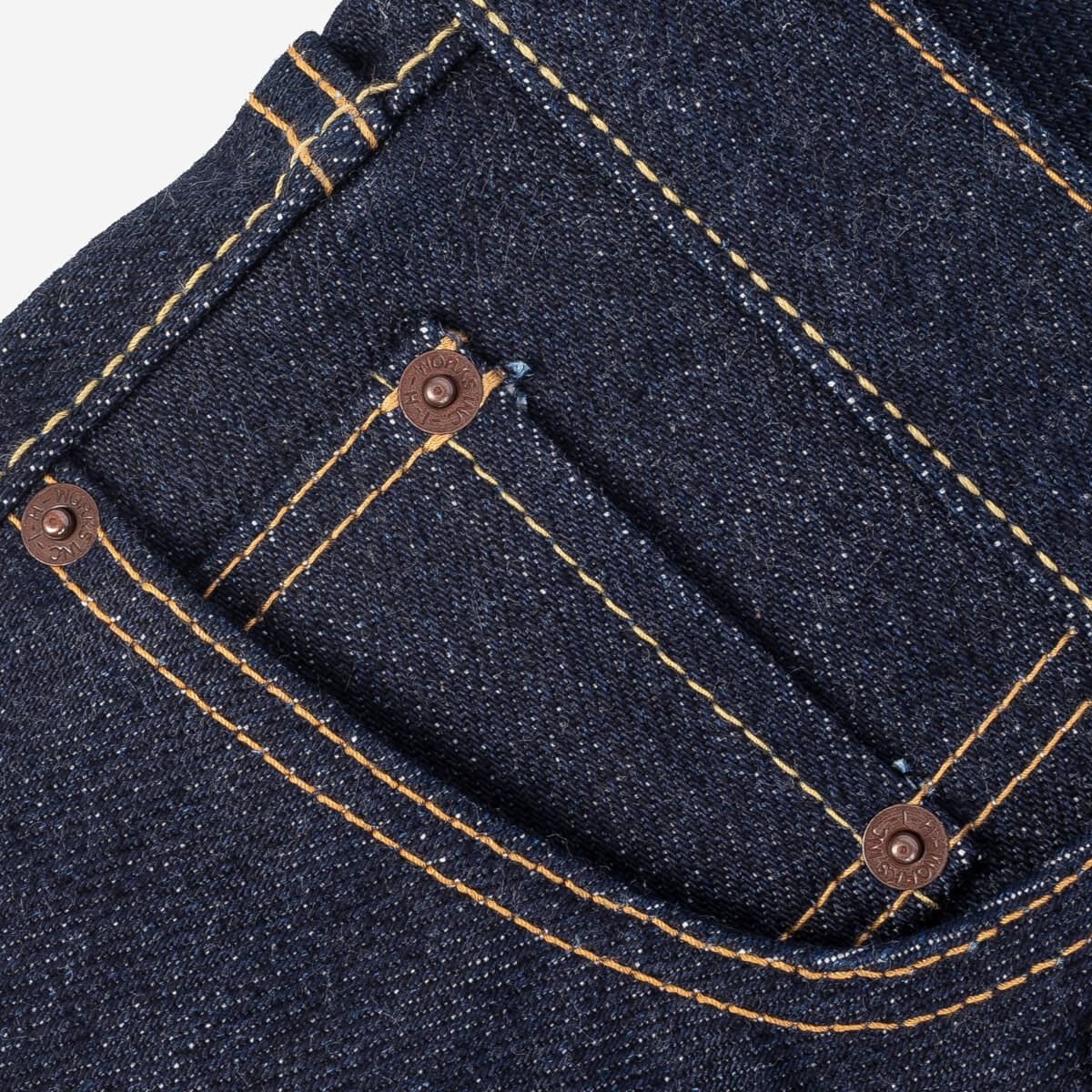 IH-666S-UHR 21/23oz Ultra Heavy Raw Selvedge Denim Slim Straight Cut Jeans - Indigo - 9