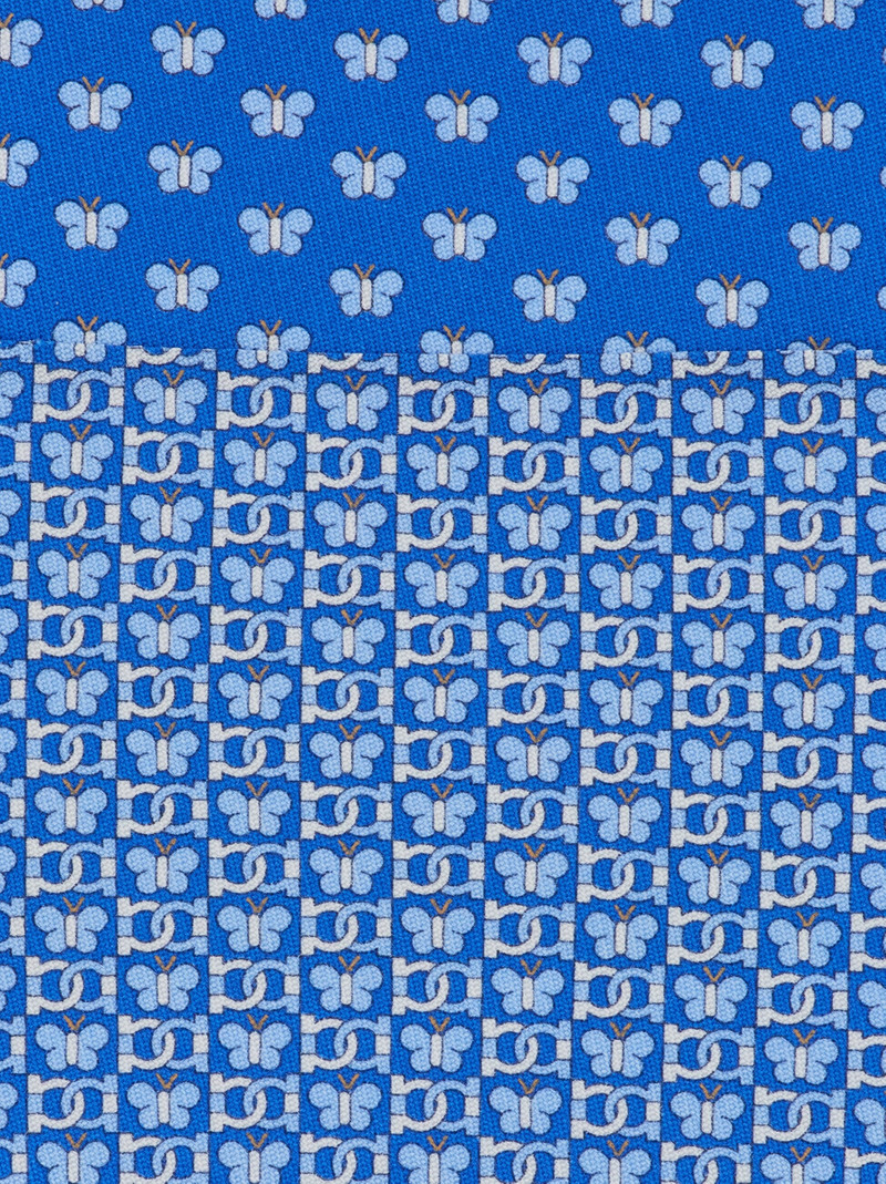 FERRAGAMO Butterfly print silk tie outlook