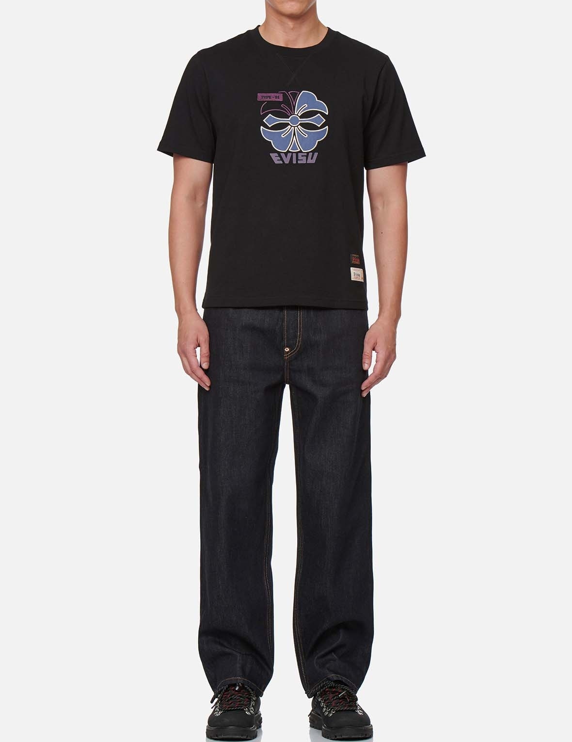 SEAGULL EMBROIDERED WIDE LEG DENIM JEANS - 6