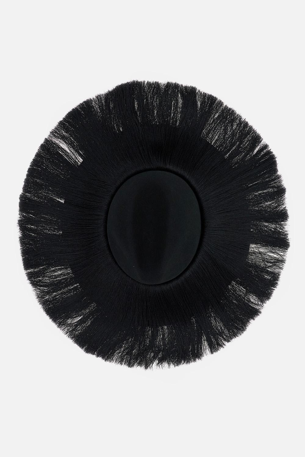 Fedora hat with fringes - 2