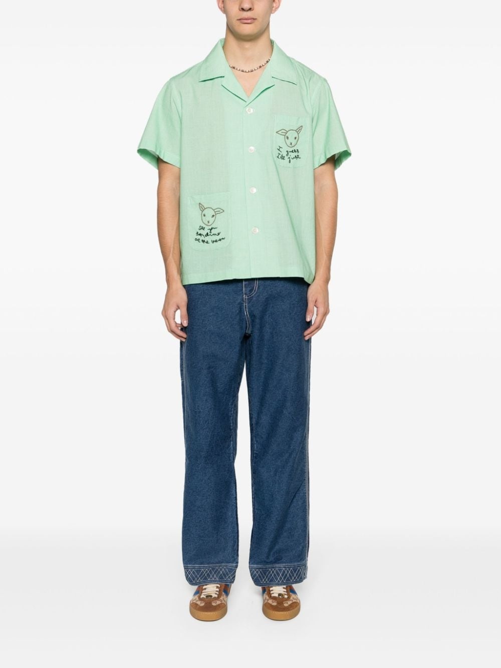 See You at the Barn checked shirt - 2