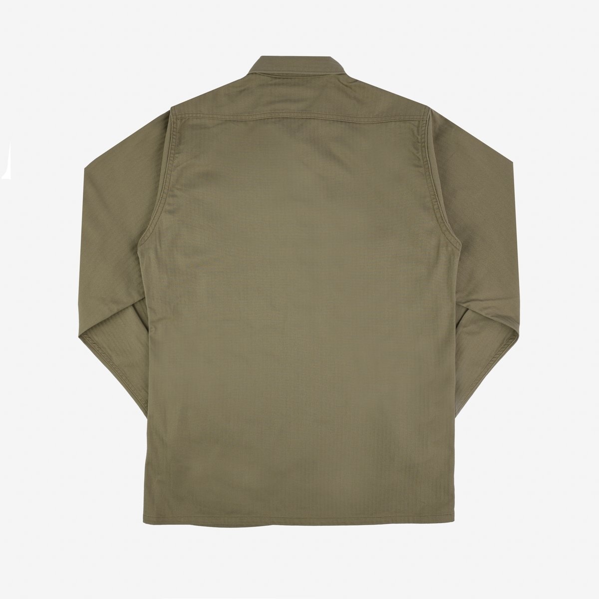IHSH-385-BEI 9oz Herringbone Military Shirt - Beige - 5