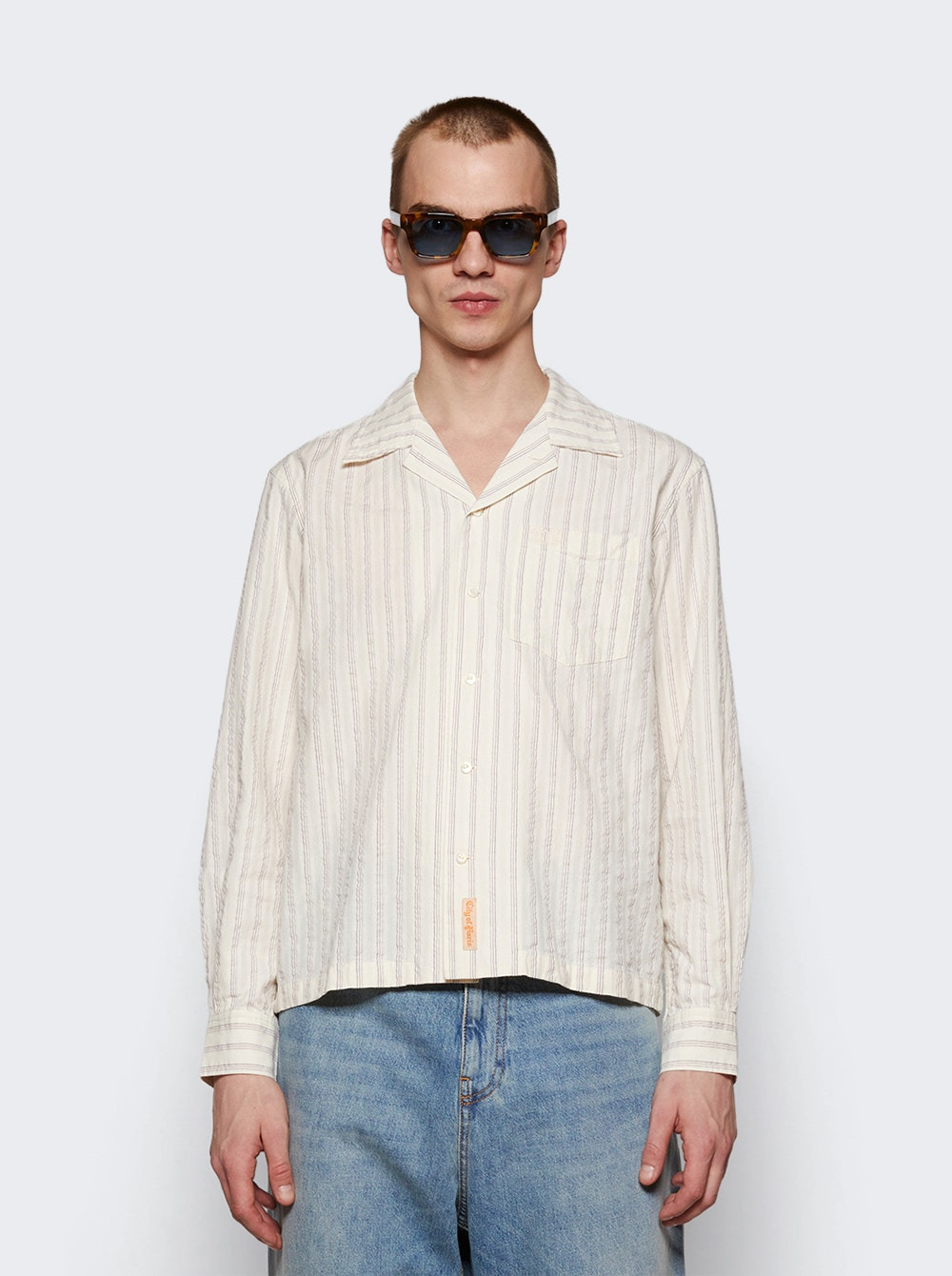 Sail Shirt Off White And Lavender - 3
