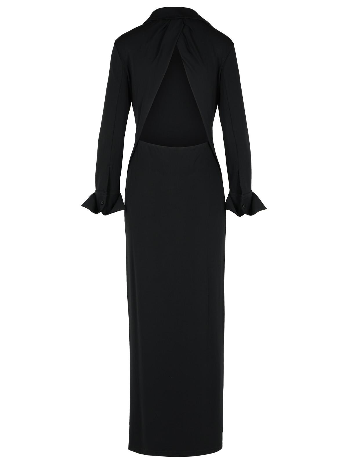 Sportmax 'Nias' Black Viscose Strech Dress Women - 3