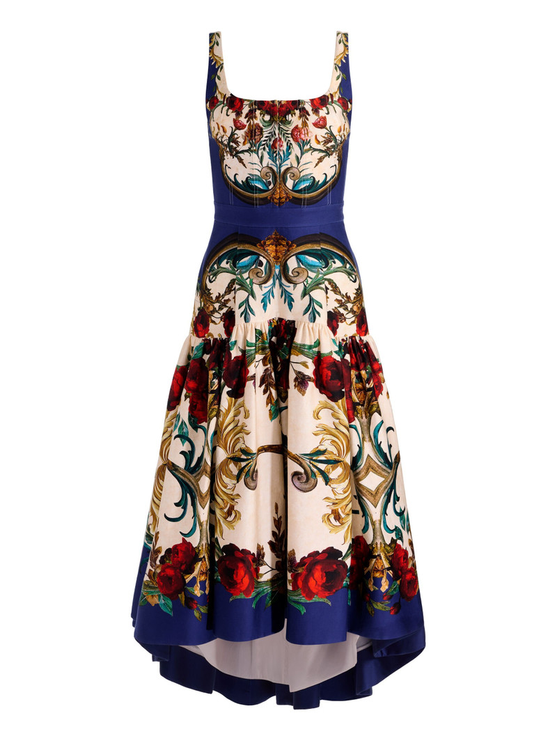 DIANA STRUCTURED MIDI DRESS 1
