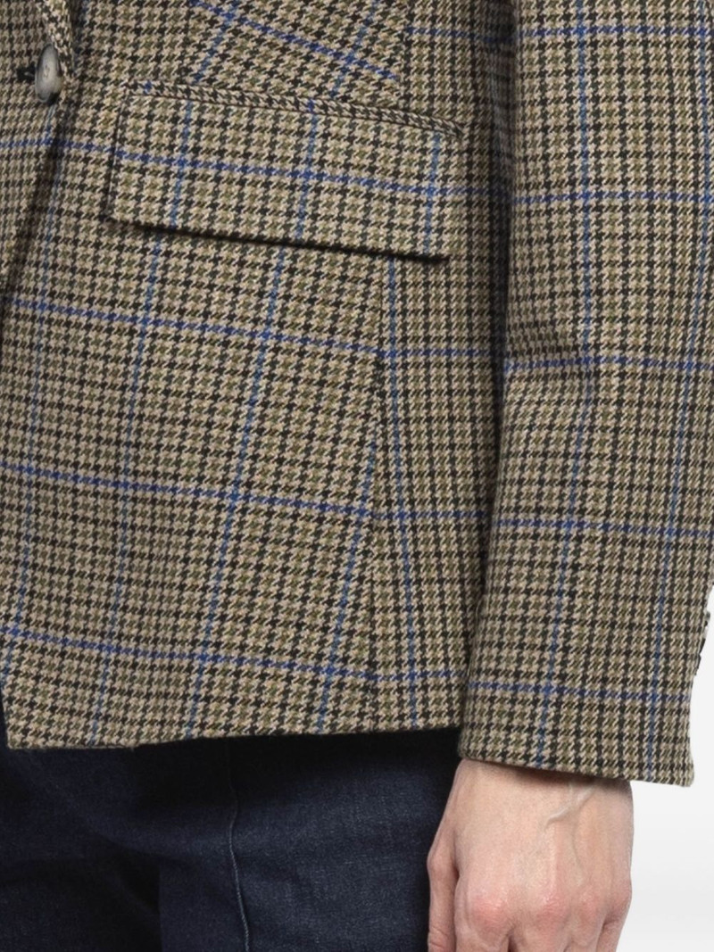 Miller Dickey double-breasted check blazer 5